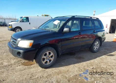 2006 Toyota Highlander V6 z USA, uszkodzony, nr VIN JTEEP21A660158089